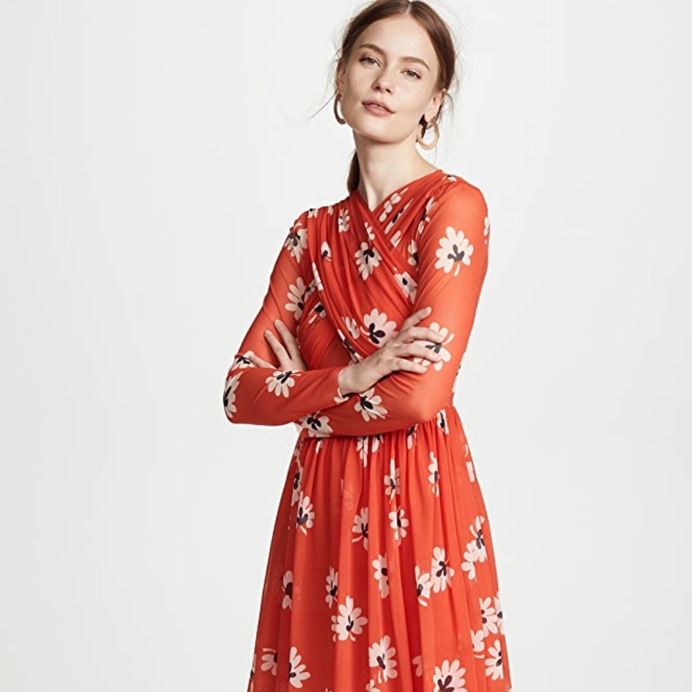 GANNI Tilden Sash Dress